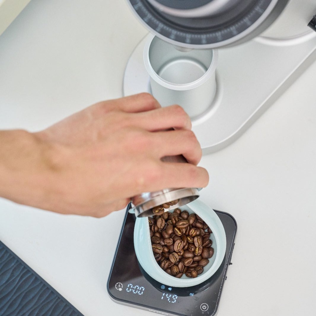 Tragbare Waage mit Timer